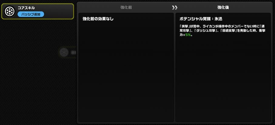 ポテンシャル覚醒：氷迅