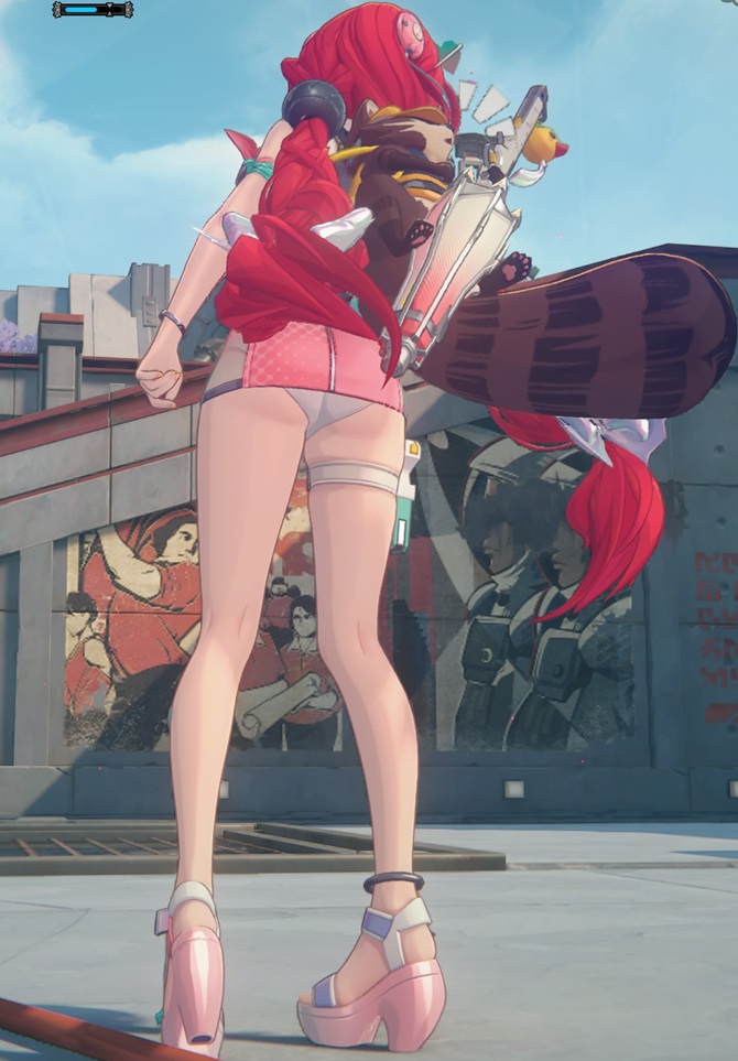 浮波柚葉 水着 後ろ
