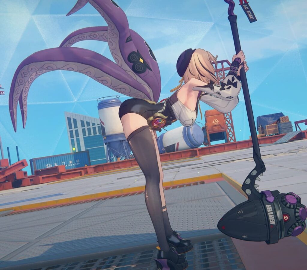 イドリー 待機モーション 尻