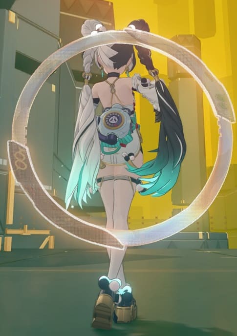 ダイアリン　後ろ姿